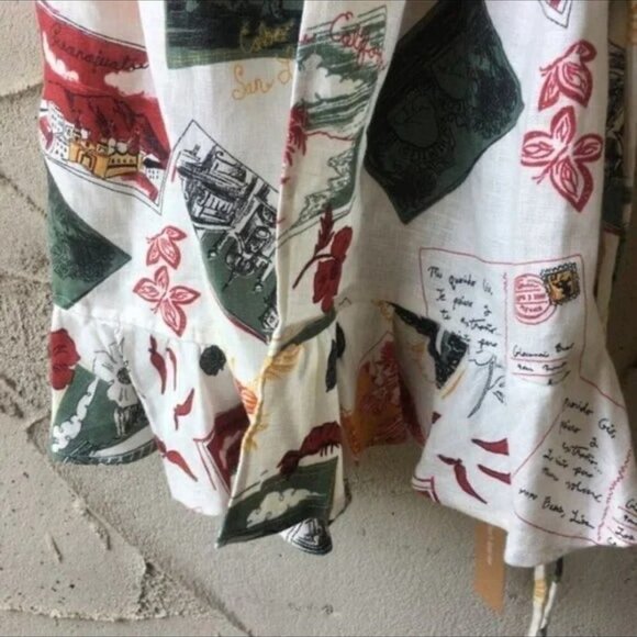 NWT Reformation Carmelo Linen Wrap Mini Dress Size S - Picture 5 of 8